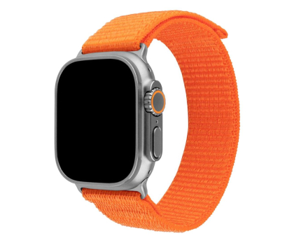 Pasek i akcesoria do zegarków FIXED Sporty Strap do Apple Watch Ultra 49 mm pomarańczowy FIXNST2-1029-OR